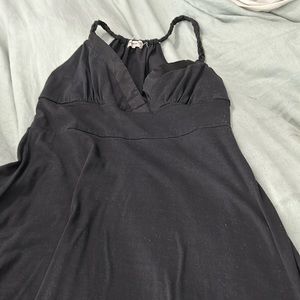 Black low cut dress size large